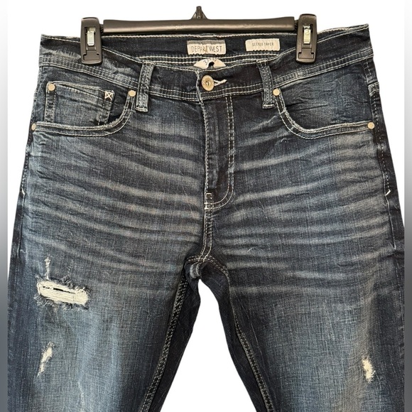 DepartWest Seeker Taper Stretch Jeans 33X32 - Picture 7 of 15